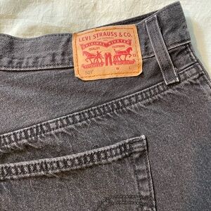 501 Levi High-Waisted Shorts